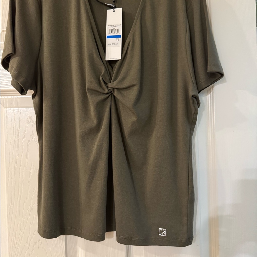 Stylish Olive Green Women's Top